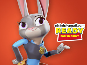 judy hoops fanart Modelo de impresión 3D
