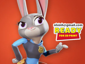judy hoops fanart 3D Print Model