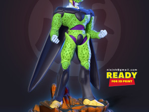 cell - dragon ball Modelo de Impressão 3D