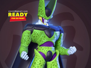 cell - dragon ball Modelo de impresión 3D