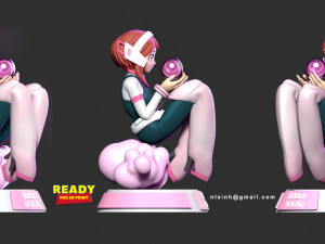 ochaco uraraka 3D-printmodel