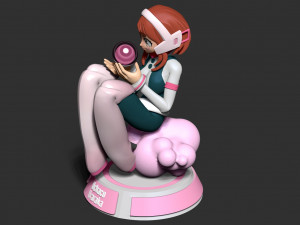 ochaco uraraka 3D-printmodel