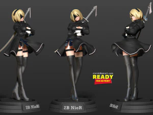 i am nier 2b 3D Print Model