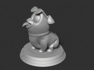 play dog 3D 打印模型