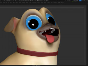 play dog 3D 打印模型