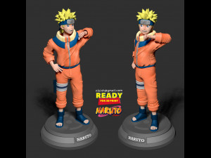 Naruto Fan art 3D Принт Модель
