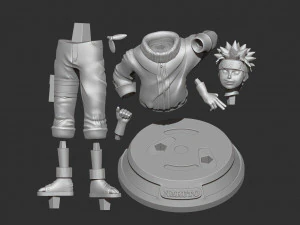 Naruto Fan art 3D Print Model