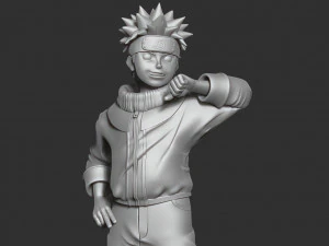 Naruto Fan art 3D Print Model