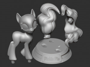 pinkie pie - little pony Modello di stampa 3D
