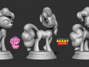 pinkie pie - little pony Modello di stampa 3D