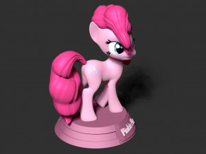 pinkie pie - little pony Modello di stampa 3D