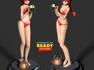 ranma and pichan 3D Print Model