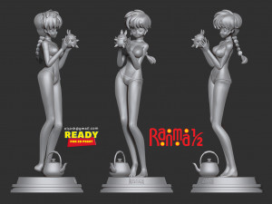 ranma and pichan 3D Принт Модель