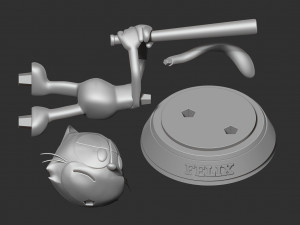 felix the cat Model Cetak 3D