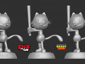 felix the cat Model Cetak 3D