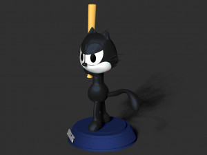 felix the cat Model Cetak 3D