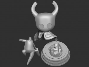 hollow knight Model Cetak 3D