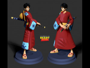 Luffy - pirate warrior Modello di stampa 3D