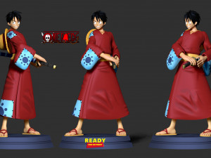 Luffy - pirate warrior Modello di stampa 3D