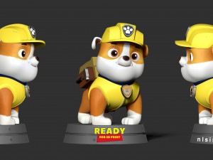 rubble - paw patrol Modelo de impresión 3D