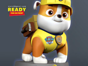 rubble - paw patrol 3D Print Model