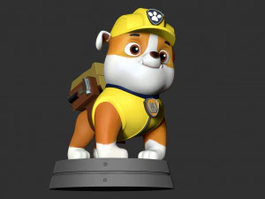 rubble - paw patrol 3D Print Model