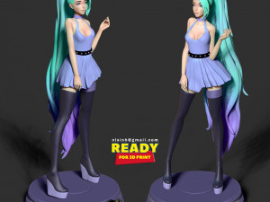 seraphine - league of legends fanart 3D 打印模型