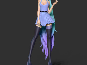 seraphine - league of legends fanart 3D 打印模型