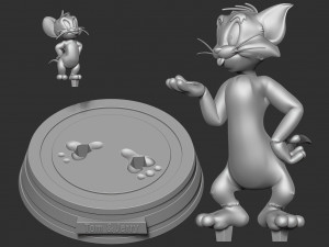 Tom and jerry Modelo de Impressão 3D