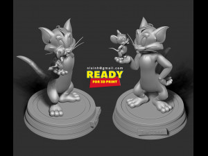 Tom and jerry Modelo de Impressão 3D