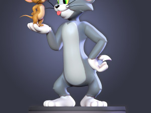 Tom and jerry Modelo de Impressão 3D
