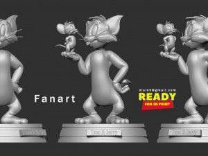 Tom and jerry Modelo de Impressão 3D
