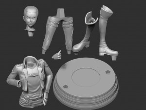 connie springer - attack on titan Model do druku 3D