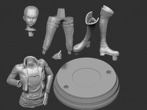 connie springer - attack on titan 3D Print Model