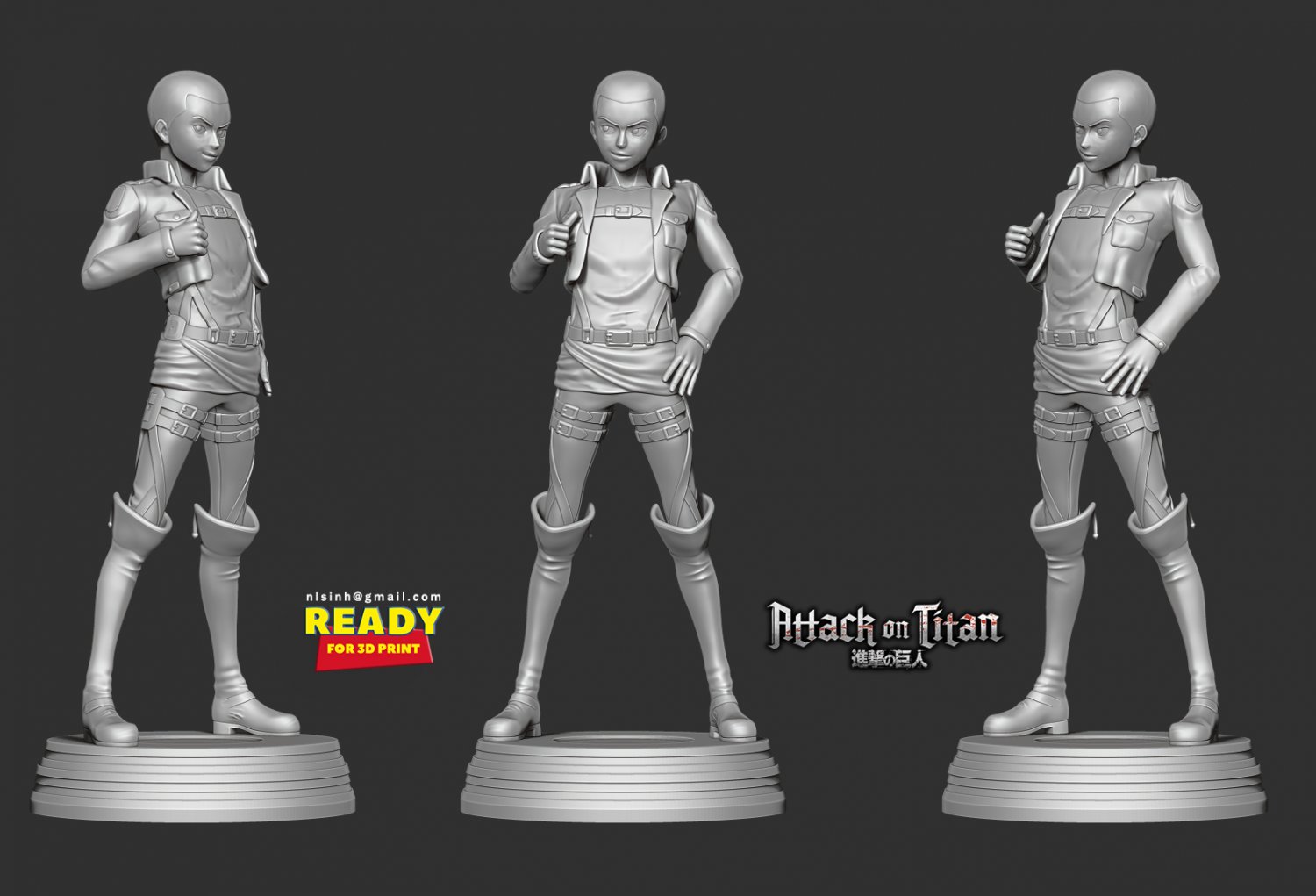 chibi attack on titans armored titans | 3D Print Model