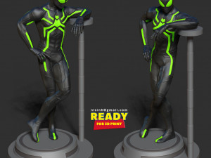spiderman - stealth suit 3D प्रिंट मॉडल