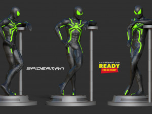 spiderman - stealth suit 3D प्रिंट मॉडल