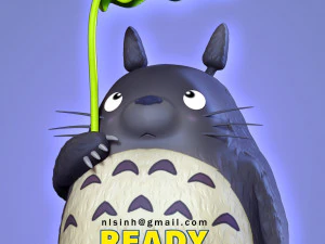 totoro fanart 3D Print Model
