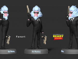hit-monkey 3D 打印模型