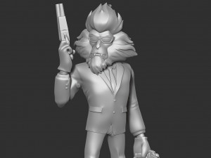 hit-monkey 3D 打印模型