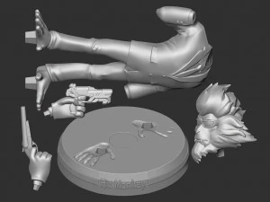 hit-monkey 3D Print Model