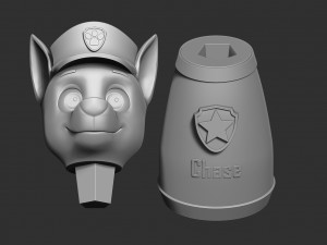 chase - paw patrol 3D Принт Модель