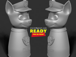 chase - paw patrol 3D Принт Модель