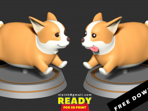 pembroke welsh corgi 3D Принт Модель