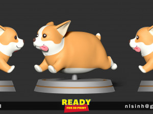 pembroke welsh corgi 3D Принт Модель