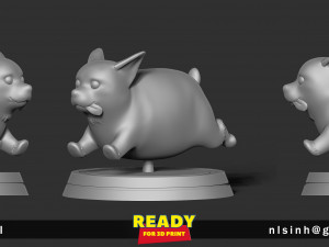pembroke welsh corgi 3D Принт Модель