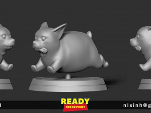 pembroke welsh corgi 3D Print Model
