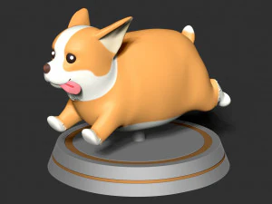 pembroke welsh corgi 3D Print Model