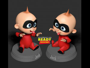 Jack-jack parr - incredibles fanart 3D Print Model