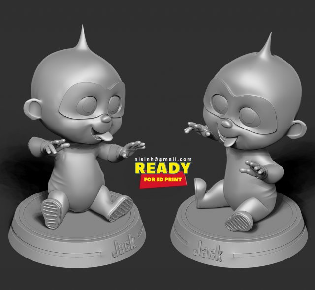 STL file Jack- the Baby from The Incredibles. 👶・3D printer